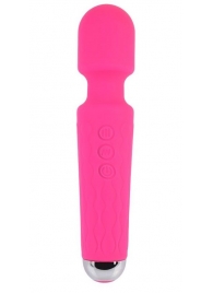 Розовый жезловый вибратор Wacko Touch Massager - 20,3 см. - Chisa