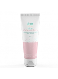 Лубрикант на водной основе Vibe Sensation с клубничным вкусом и легким вибрирующим эффектом - 50 гр. - INTT - купить с доставкой в Новосибирске