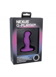 Фиолетовая вибровтулка Nexus G-Play+ M - Nexus Range - в Новосибирске купить с доставкой