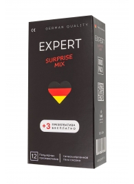 Презервативы EXPERT Surprise Mix - 12 шт.(+3 в подарок) - Expert - купить с доставкой в Новосибирске