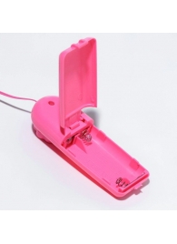 Розовое гладкое виброяйцо с выносным пультом - Сима-Ленд