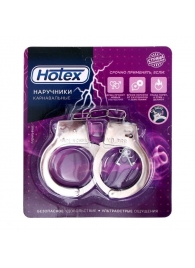 Серебристые металлические наручники Hotex - Сима-Ленд - купить с доставкой в Новосибирске