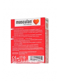 Презервативы Masculan Sensitive plus - 3 шт. - Masculan - купить с доставкой в Новосибирске