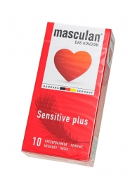 Презервативы Masculan Sensitive plus - 10 шт. - Masculan - купить с доставкой в Новосибирске