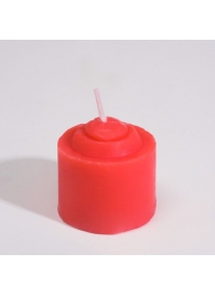 Красная свеча для БДСМ «Роза» из низкотемпературного воска - Сима-Ленд - купить с доставкой в Новосибирске