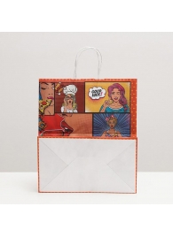 Подарочный крафтовый пакет Pop Art» - 32х19,5х37 см. - Сима-Ленд - купить с доставкой в Новосибирске