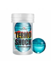 Интимный гель Termo Shock Hot Ball с разогревающе-покалывающим эффектом (2 шарика по 3 гр.) - HotFlowers - купить с доставкой в Новосибирске