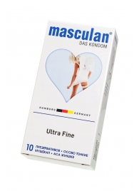 Ультратонкие презервативы Masculan Ultra Fine с обильной смазкой - 10 шт. - Masculan - купить с доставкой в Новосибирске