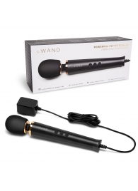 Черный проводной вибратор Le Wand Petite Vibrating Massager - 25 см. - Le Wand