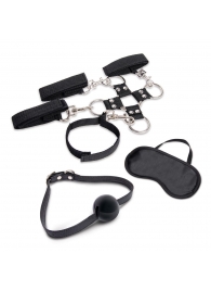 Набор для фиксации из 7 предметов Hogtie   Ball Gag Kit - Lux Fetish - купить с доставкой в Новосибирске