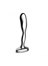 Стальной стимулятор простаты Stainless Steel Prostate Plug - 11,5 см. - b-Vibe - в Новосибирске купить с доставкой