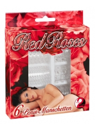 Набор из 6 насадок с шипиками Red Roses - Orion - в Новосибирске купить с доставкой