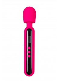 Ярко-розовый wand-вибратор Mashr - 23,5 см. - ToyFa