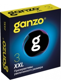 Презервативы увеличенного размера Ganzo XXL - 3 шт. - Ganzo - купить с доставкой в Новосибирске