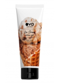 Лубрикант на водной основе OYO Aroma Gel Ice Cream с ароматом пломбира - 75 мл. - OYO - купить с доставкой в Новосибирске