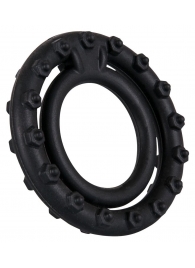 Чёрное кольцо для пениса Steely Cockring - Orion - в Новосибирске купить с доставкой