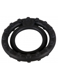 Чёрное кольцо для пениса Steely Cockring - Orion - в Новосибирске купить с доставкой