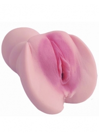 Телесный 3D мастурбатор-вагина Eroticon - Eroticon - в Новосибирске купить с доставкой
