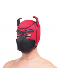 Красная неопреновая БДСМ-маска Puppy Play - Сима-Ленд - купить с доставкой в Новосибирске