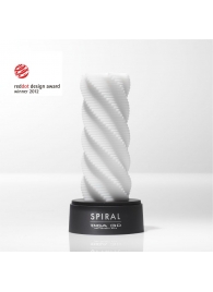 Белый 3D мастурбатор SPIRAL - Tenga - в Новосибирске купить с доставкой