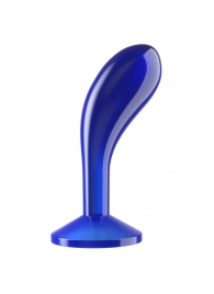 Синяя анальная втулка Flawless Clear Prostate Plug 6.0 - 15 см. - Lovetoy - в Новосибирске купить с доставкой