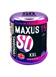 Презервативы Maxus XXL увеличенного размера - 15 шт. - Maxus - купить с доставкой в Новосибирске