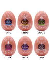 Набор из 6 мастурбаторов-яиц Tenga Egg Variety Pack V - Tenga - в Новосибирске купить с доставкой