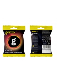 Классические презервативы Ganzo Classic в мягкой упаковке - 3 шт. - Ganzo - купить с доставкой в Новосибирске