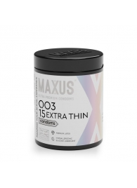 Экстремально тонкие презервативы MAXUS 003 Extra Thin - 15 шт. - Maxus - купить с доставкой в Новосибирске