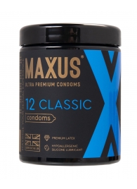 Классические презервативы MAXUS Classic - 12 шт. - Maxus - купить с доставкой в Новосибирске