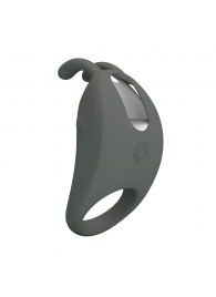Серое эрекционное кольцо с вибрацией Master Ring - Baile - в Новосибирске купить с доставкой