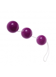 Фиолетовые вагинальные шарики на веревочке - Baile