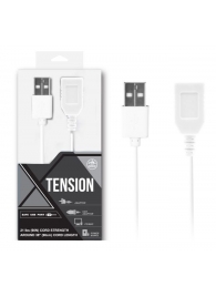 Белый удлинитель USB-провода - 100 см. - NMC - купить с доставкой в Новосибирске