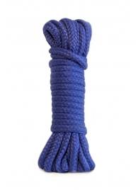 Синяя веревка Bondage Collection Blue - 9 м. - Lola toys - купить с доставкой в Новосибирске