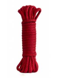 Красная веревка Bondage Collection Red - 9 м. - Lola toys - купить с доставкой в Новосибирске