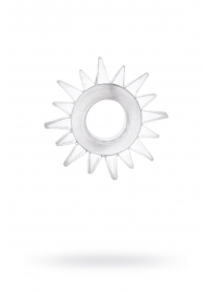 Прозрачное гелевое эрекционное кольцо-солнце - Toyfa Basic - в Новосибирске купить с доставкой