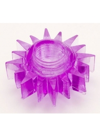 Фиолетовое эрекционное кольцо - Toyfa Basic - в Новосибирске купить с доставкой