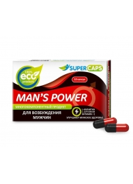 Возбуждающее средство Man’s power - 10 капсул (+1 в подарок) - SuperCaps - купить с доставкой в Новосибирске