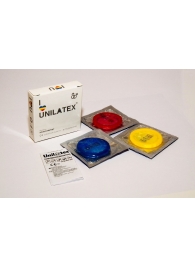Разноцветные ароматизированные презервативы Unilatex Multifruits - 3 шт. - Unilatex - купить с доставкой в Новосибирске