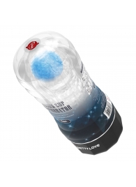 Прозрачный текстурированный мастурбатор Vacuum Cup Masturbator Planet - Baile - в Новосибирске купить с доставкой
