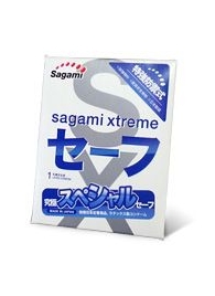 Презерватив Sagami Xtreme Ultrasafe с двойным количеством смазки - 1 шт. - Sagami - купить с доставкой в Новосибирске