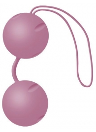 Нежно-розовые вагинальные шарики Joyballs с петелькой - Joy Division