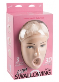 Надувная секс-кукла Cum Swallowing с вибрацией - NMC - в Новосибирске купить с доставкой