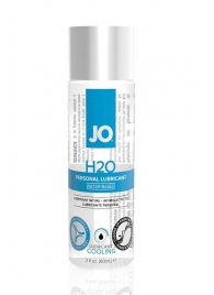 Охлаждающий лубрикант на водной основе JO Personal Lubricant H2O COOLING - 60 мл. - System JO - купить с доставкой в Новосибирске