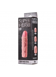 Фаллоудлинитель SUPER HERO Sex Machine - 15,5 см. - Lola Games - в Новосибирске купить с доставкой