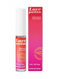 Возбуждающий блеск для губ Love Potion - 8 мл. - Love to Love - купить с доставкой в Новосибирске
