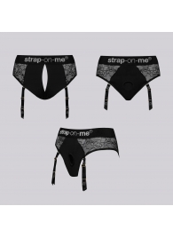 Трусики для фиксации насадок Strap-on-me Harness Lingerie Diva XS - Strap-on-me - купить с доставкой в Новосибирске