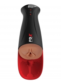 Мастурбатор-вагина в колбе с вибрацией Fuck-O-Matic Pro XL - Pipedream - в Новосибирске купить с доставкой