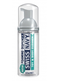 Очищающая пенка для игрушек и тела Toy   Body Cleaner Foamer - 47 мл. - Swiss navy - купить с доставкой в Новосибирске