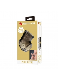 Дымчатая насадка на пенис и мошонку - Baile - в Новосибирске купить с доставкой